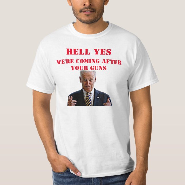 JA, VI KOMMER EFTER DINA GUNS T SHIRT (Framsida)