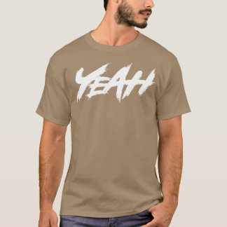 Ja, vit text t shirt