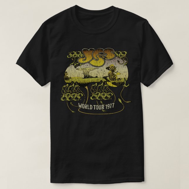 Ja World Tour 1977 T Shirt (Design framsida)