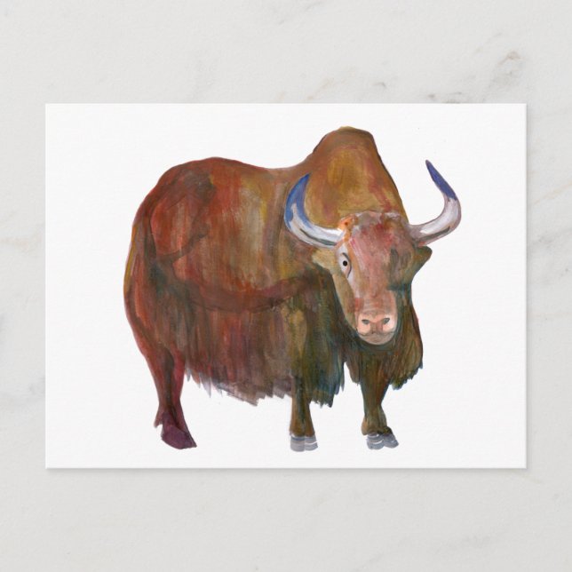 Ja. Yak / carte postale Vykort (Framsida)