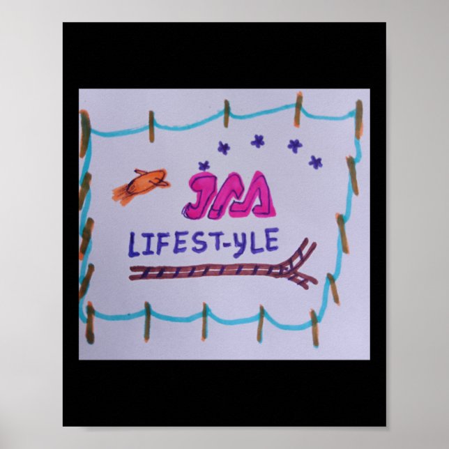 Jaa Lifestyle Company Logotyp Panting Poster (Framsidan)