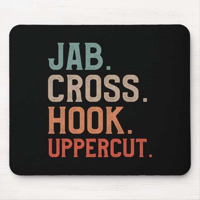 Jab Cross Hook Uppercut Kickboxer Kickboxning  Musmatta (Framsidan)