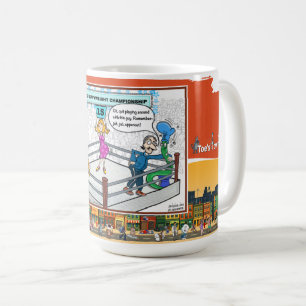 Jab Jab Uppercut Uppmuntran Klassiker Kaffemugg
