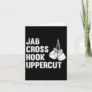 Jab Kor Krok Uppercut Boxing Fighting Technique Kort