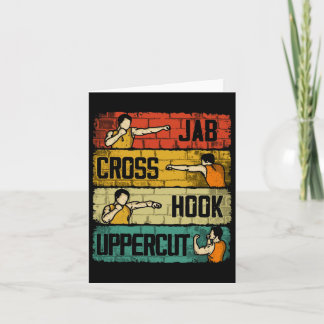 Jab Kor Krok Uppercut Boxing Kort