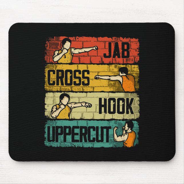 Jab Kor Krok Uppercut Boxing Musmatta (Framsidan)