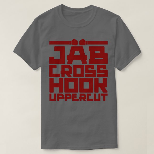 Jab Kor Krok Uppercut T Shirt (Design framsida)