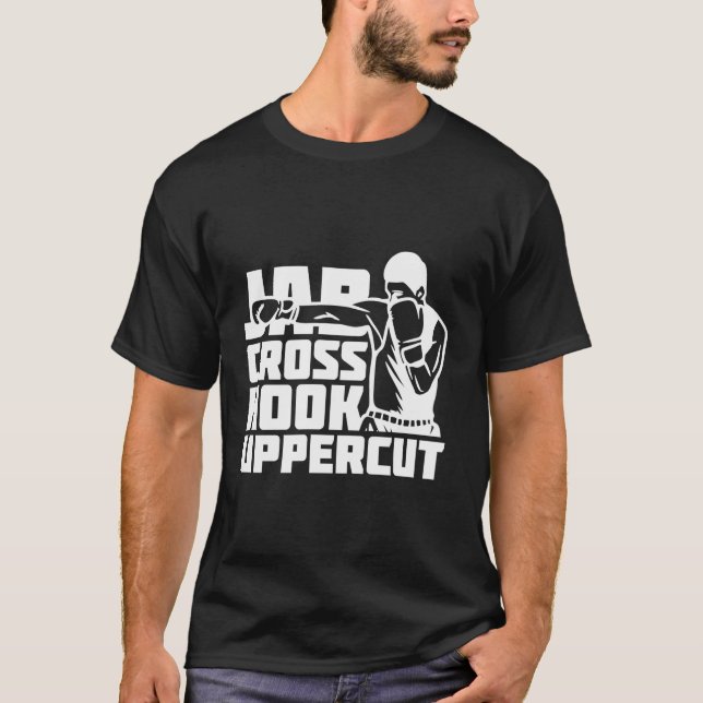 Jab Kor Krok Uppercut T Shirt (Framsida)