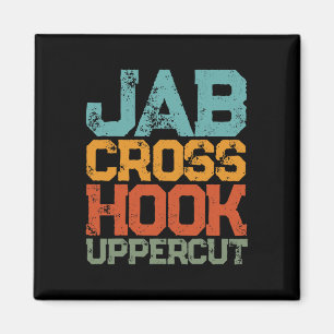 Jab Kor Krok Uppercut Women and Manar Shirt Funny Magnet