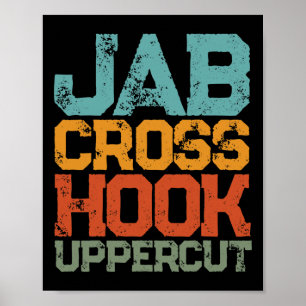Jab Kor Krok Uppercut Women and Manar Shirt Funny Poster