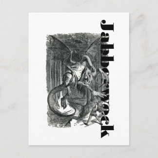 Jabberwock Postcard Vykort