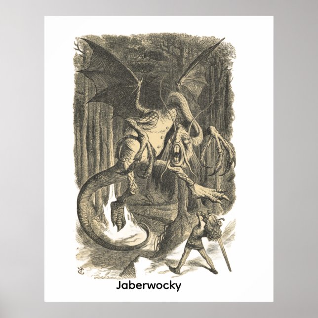 Jabberwocky - Alice i Underlandet Poster (Framsidan)