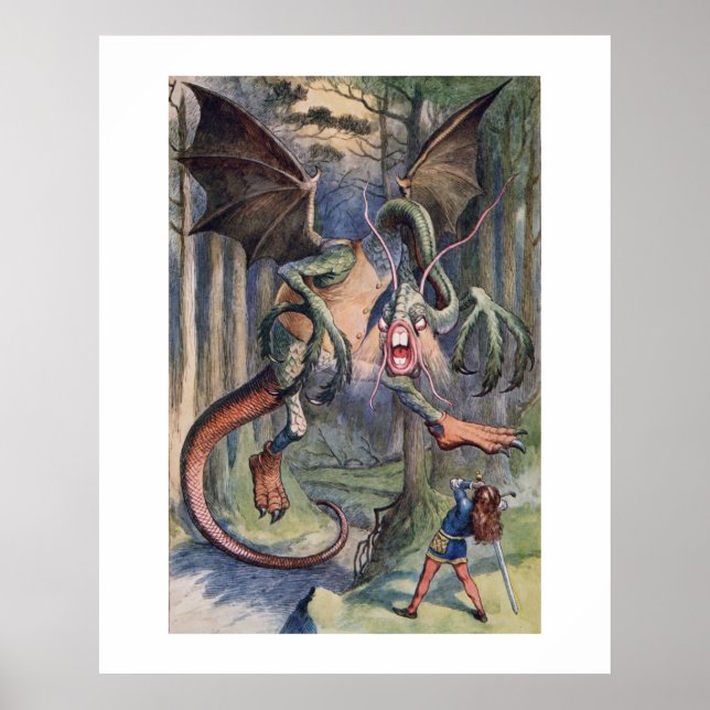Jabberwocky  Alice i Underlandet  Poster (Framsidan)