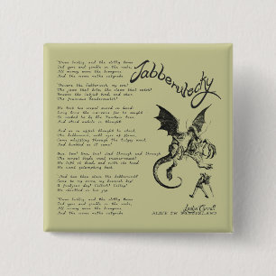 Jabberwocky dikt knapp