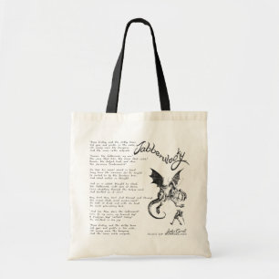 Jabberwocky dikt tygkasse
