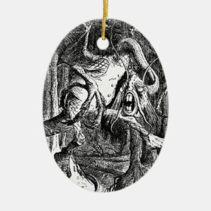Jabberwocky Julgransprydnad Keramik