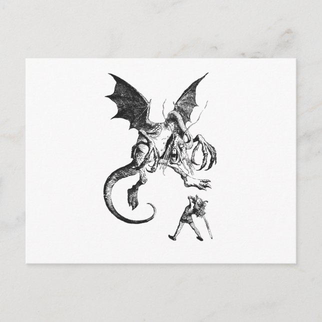 Jabberwocky Vykort (Framsida)