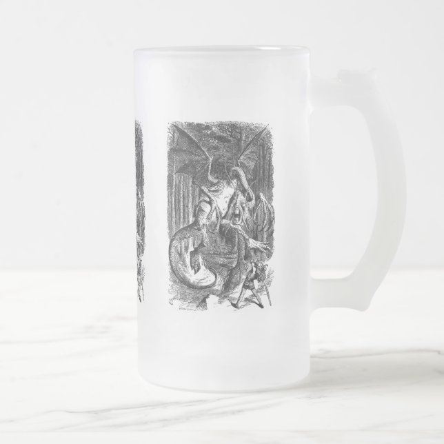 Jabberwockyen Frostat Ölglas (Höger)