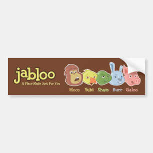 Jabloo brun bildekal