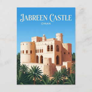 Jabreen slott Oman Vykort