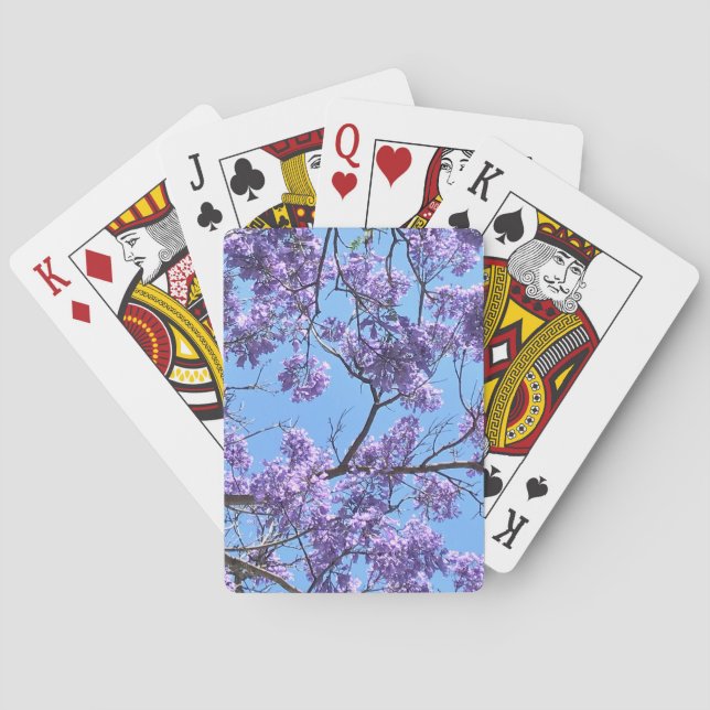 Jacaranda Blommars Casinokort (Baksidan)