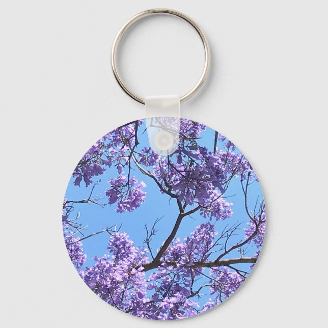 Jacaranda Blommars Nyckelring (Framsida)