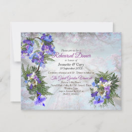 Jacaranda Blooms & Lily Bouquet Theme Inbjudningar