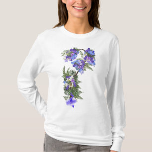 Jacaranda Flowers bröllopsbuketter T Shirt