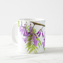 Jacaranda Lila blommor Kaffemugg