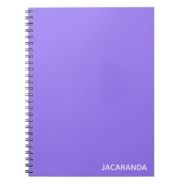 Jacaranda lila färg namn anteckningsbok