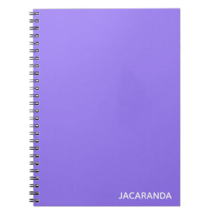 Jacaranda lila färg namn anteckningsbok