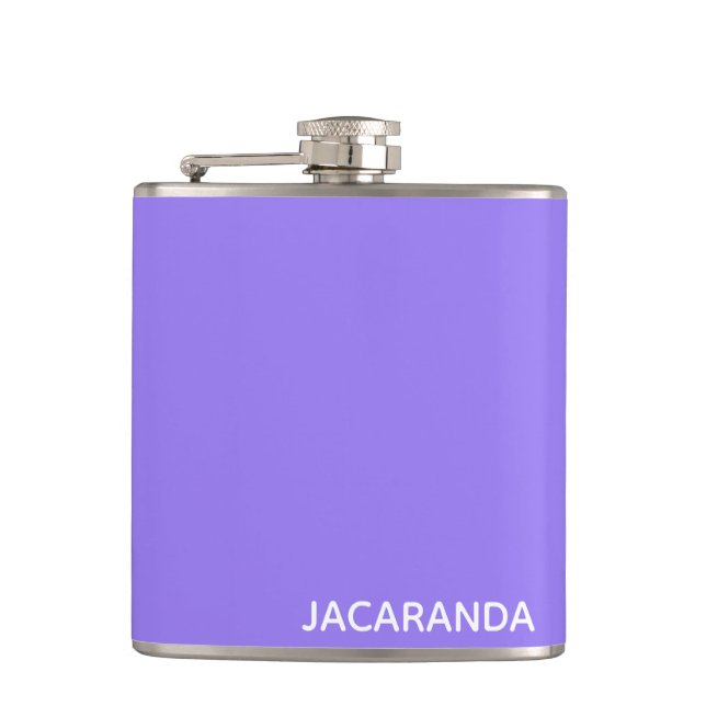 Jacaranda lila färg namn fickplunta (Framsidan)