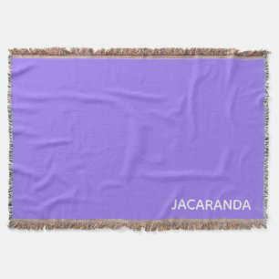 Jacaranda lila färg namn filt