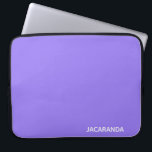 Jacaranda lila färg namn laptop fodral<br><div class="desc">Jacaranda lila färg namn</div>