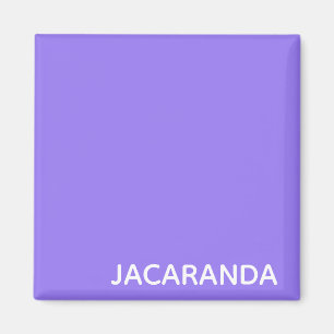 Jacaranda lila färg namn magnet