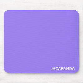 Jacaranda lila färg namn musmatta