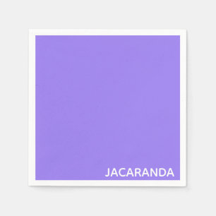 Jacaranda lila färg namn pappersservett