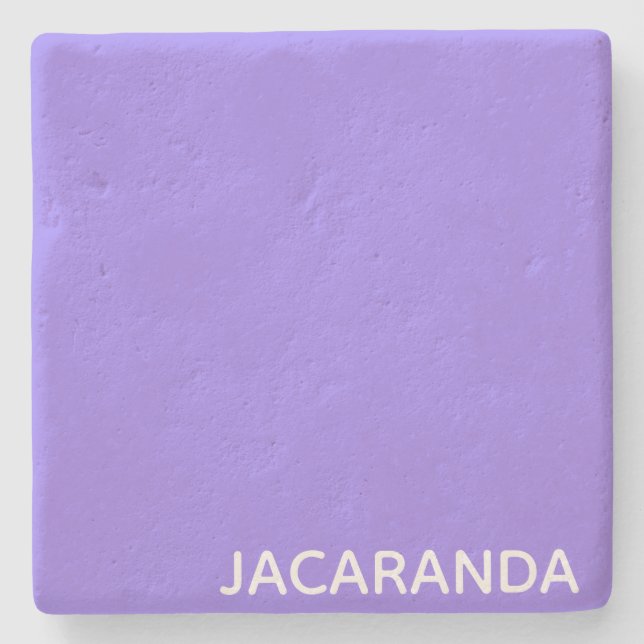 Jacaranda lila färg namn stenunderlägg (Framsidan)