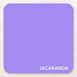 Jacaranda lila färg namn underlägg papper kvadrat