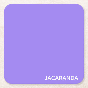 Jacaranda lila färg namn underlägg papper kvadrat