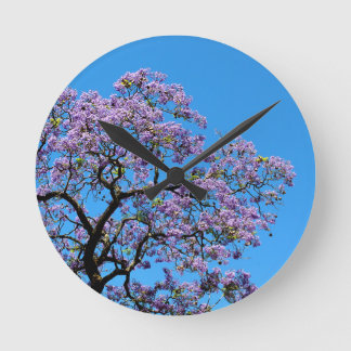 Jacaranda Rund Klocka