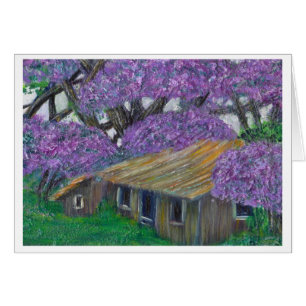 jacarandaslag hälsningskort
