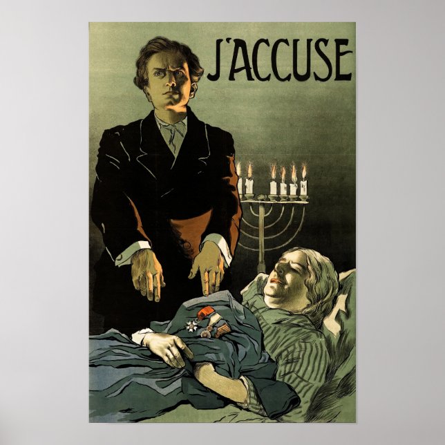 J'accuse 1919 Klassisk Film Poster (Framsidan)