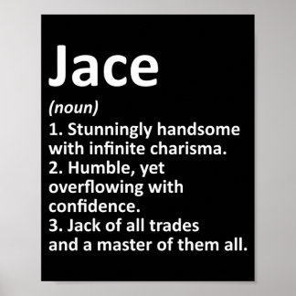 Jace Definition Personligt Namn Rolig Födelsedag Poster