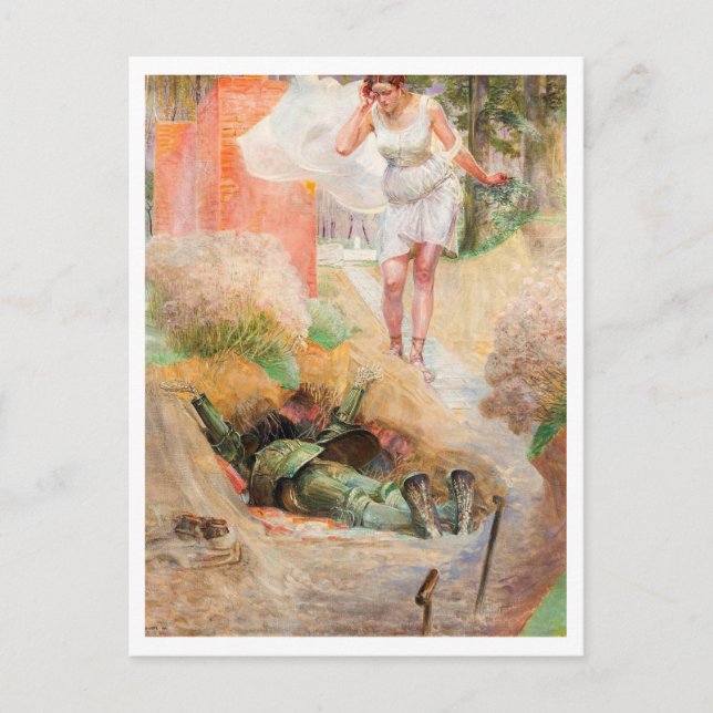 Jacek Malczewski, Ad Astra 1917 Vykort (Framsida)