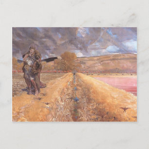 Jacek Malczewski- Saint Agnes Vykort