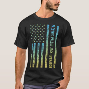 Jack av blått Gult, elpall T Shirt