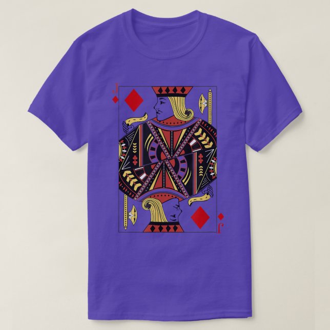 Jack av Dymonds Halloween Costume Spelekort Co. T Shirt (Design framsida)