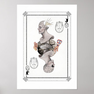 Jack av konstutskrift av bromsar poster