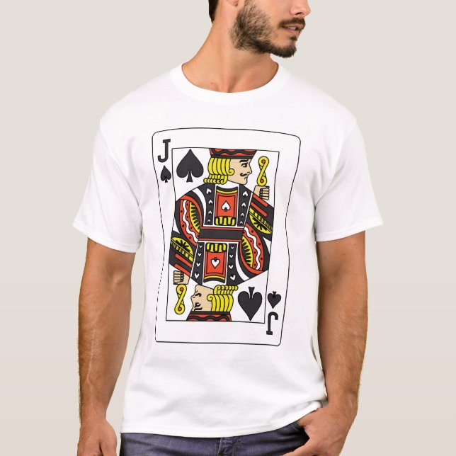 Jack av spadar tee (Framsida)